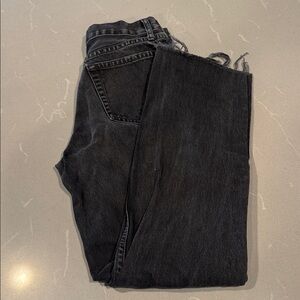 Topshop Black Jeans Dad 26 x 30